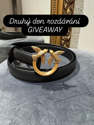 Dnes startuje 2. den GIVEAWAY🎁 Hrajeme o kožený dámský pásek PINKO v hodnotě 2.900,- Kč Jak se zapojit: -sleduj @iconee.cz...