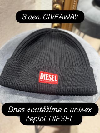 Dnes startuje 3. den GIVEAWAY🎁!!!! Soutěžíme o unisex čepici značky DIESEL v hodnotě 1.690,-Kč Jak se zapojit: 1️⃣Zapněte...