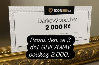 Dnes startuje náš 3 denni GIVEAWAY. Hrajeme o dárkový poukaz v hodnotě 2.000,-, který lze uplatnit jak v kamenné prodejně,...
